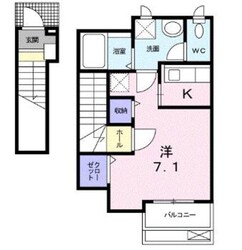 コンフォール白鳥の物件間取画像